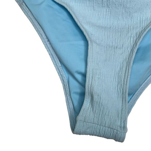 Frankie’s Bikinis x Free People Cloud Burst Blue Dawn Cheeky Bikini Bottoms - Picture 5 of 9